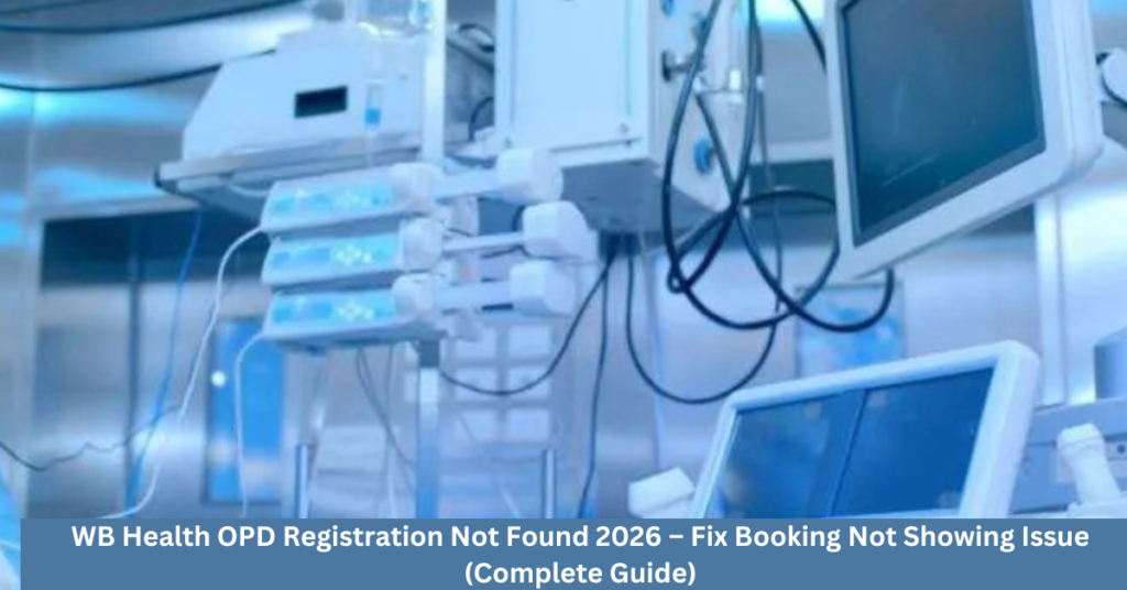 WB Health OPD Registration Not Found 2026 – Fix Booking Not Showing Issue (Complete Guide)