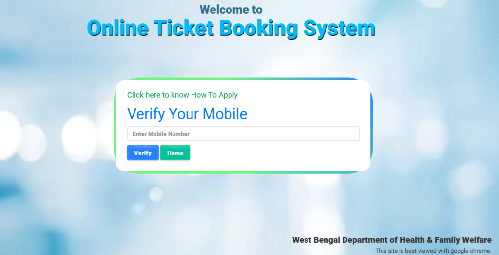 WB Health OPD Ticket Guide